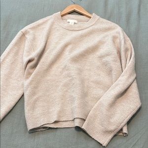 H&M Beige Sweater Size S